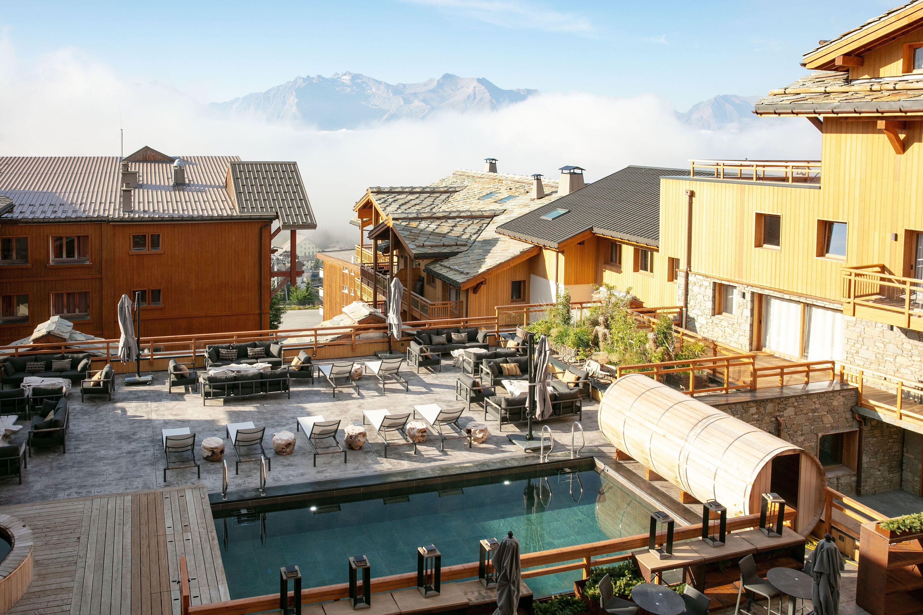 Royal Ours Blanc Boutique Hotel & Spa Alpe d'Huez Exterior foto